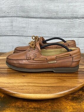 Mephisto Spinnaker Men's Hurrikan Hazelnut Brown Boat Shoes Size 10.5